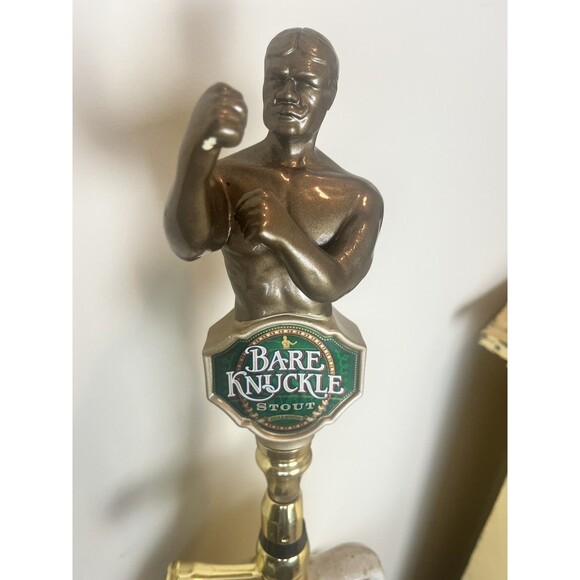 Bare Knuckle Stout Beer Tap Handle Anheuser Busch With Base / Collectible / Beer - Picture 7 of 7
